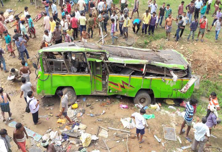 16 Killed, 30 Injured In Bus Accident In Odisha