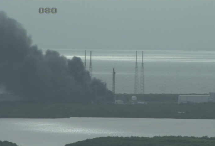 SpaceX's Falcon 9 explodes on launch pad, no injuries reported