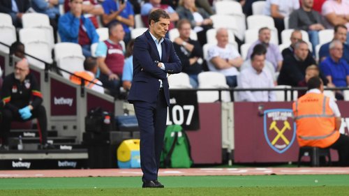 A dejected Slaven Bilic during Sunday's defeat