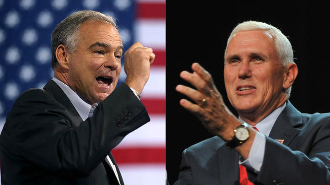 A new NBC News|SurveyMonkey poll finds that many likely voters don't know much about either Tim Kaine left or Mike Pence right are