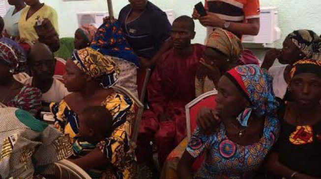 Tears of joy as freed Chibok girls are reunited with their parents