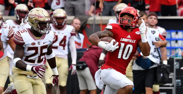 Jaire Alexander took back a punt 69 yards for a score against Florida State