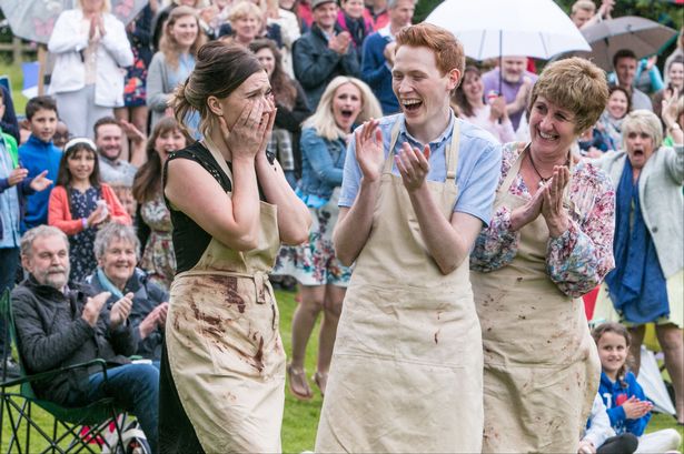 Love Productions  BBC  PA Wire

Jane Beedle, Andrew Smyth and Candice Brown who has been crowned champion of this year's Great British Bake Off