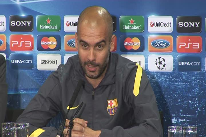 Herald Scotland Press conference with Barcelona manager Pep Guardiola ahead of their Champions League Semi Final against Chelsea