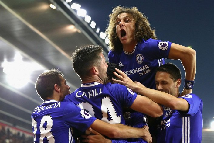 David Luiz Southampton 0-2 Chelsea