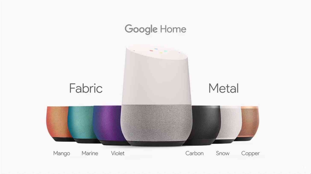 Google Home colors