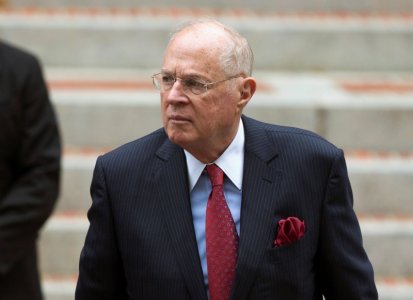 U.S. Supreme Court Associate Justice Anthony Kennedy arrives to attend the 64th Annual Red Mass at the Cathedral of St. Matthew the Apostle in Washington U.S