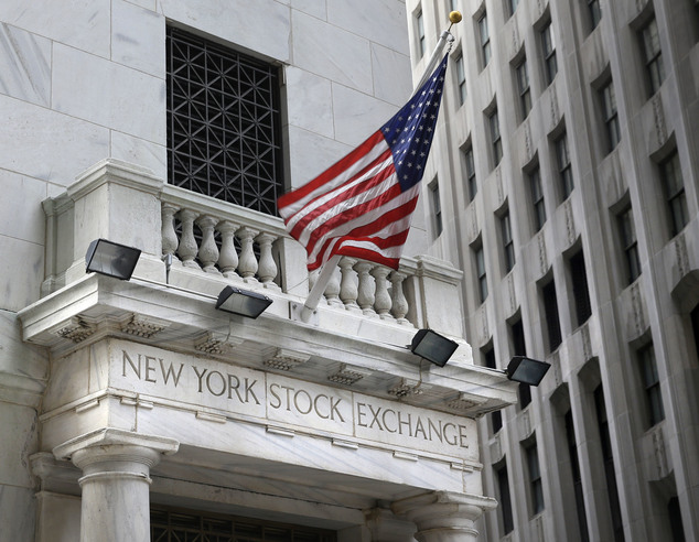 York Stock Exchange. U.S. stocks continue to slide early Wednesday Oct. 26 2016. Technology com