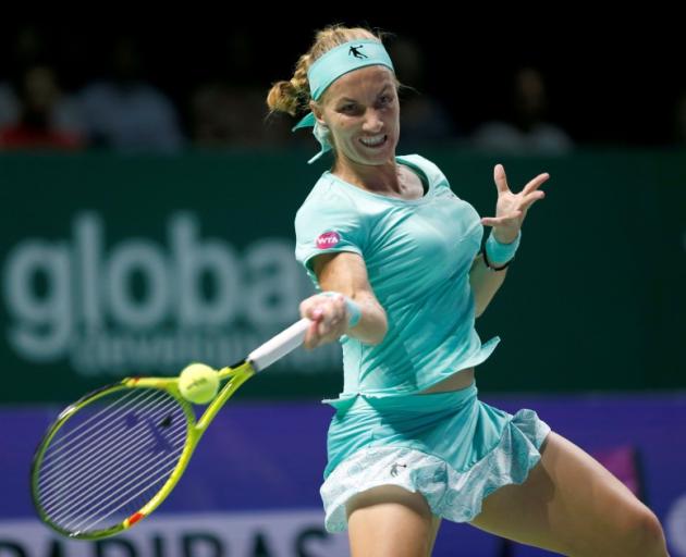 Svetlana Kuznetsova in action