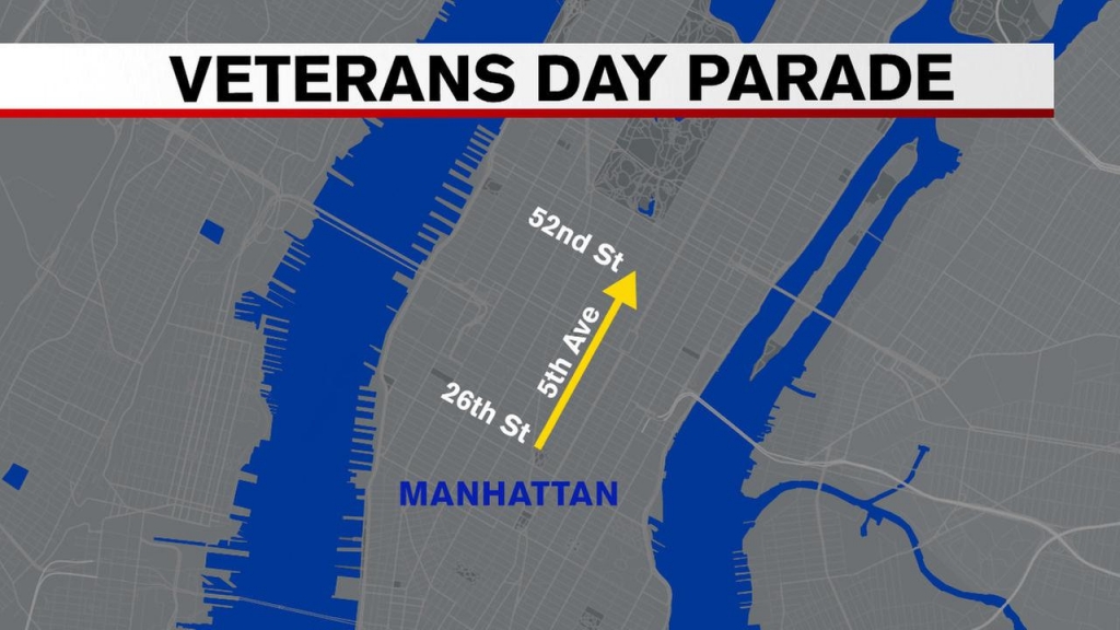 Veterans Day Parade set to march up Fifth Avenue