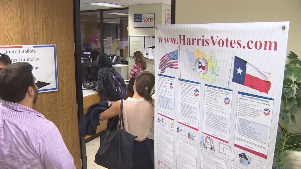 Harris County smashes early voting records