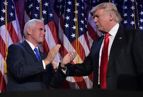 Donald Trump and Mike Pence