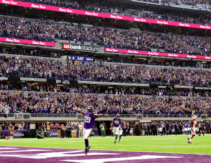 Vikings Explode for Non Offensive Touchdowns of 104 and 100 Yards