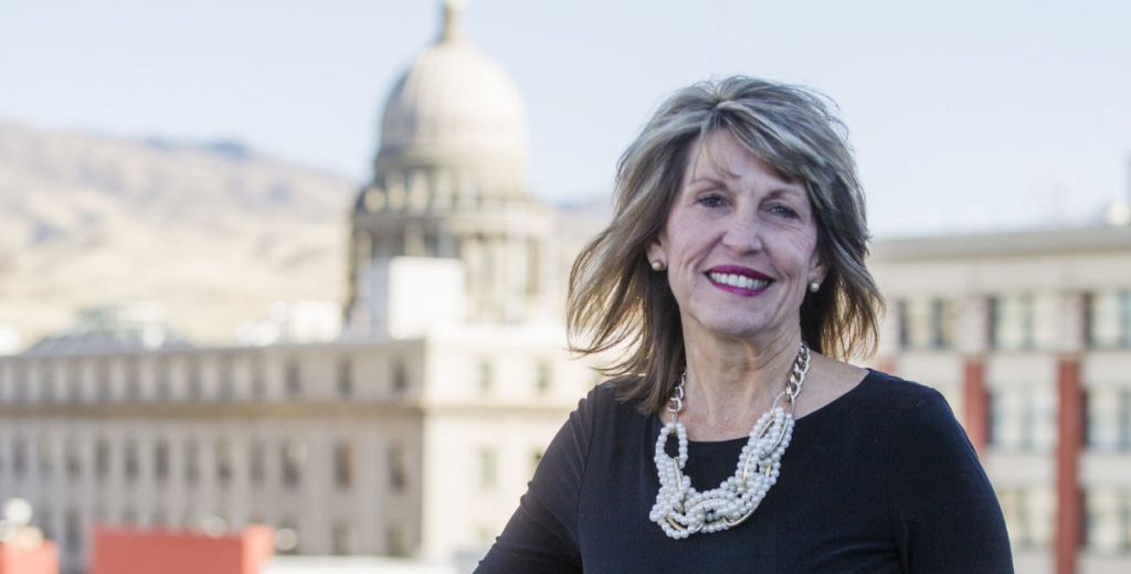 Melinda Smyser one of Idaho's four presidential electors poses for a portrait in Boise Idaho Thursday Nov. 17 2016. Grassroots campaigns around the country are trying to persuade members of the Electoral College to vote against Donald Trump and