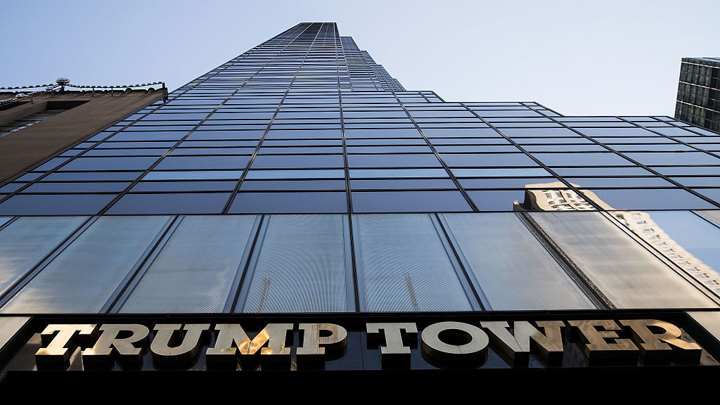 A view of Trump Tower in New York City where Trump is in the process of choosing his presidential cabinet