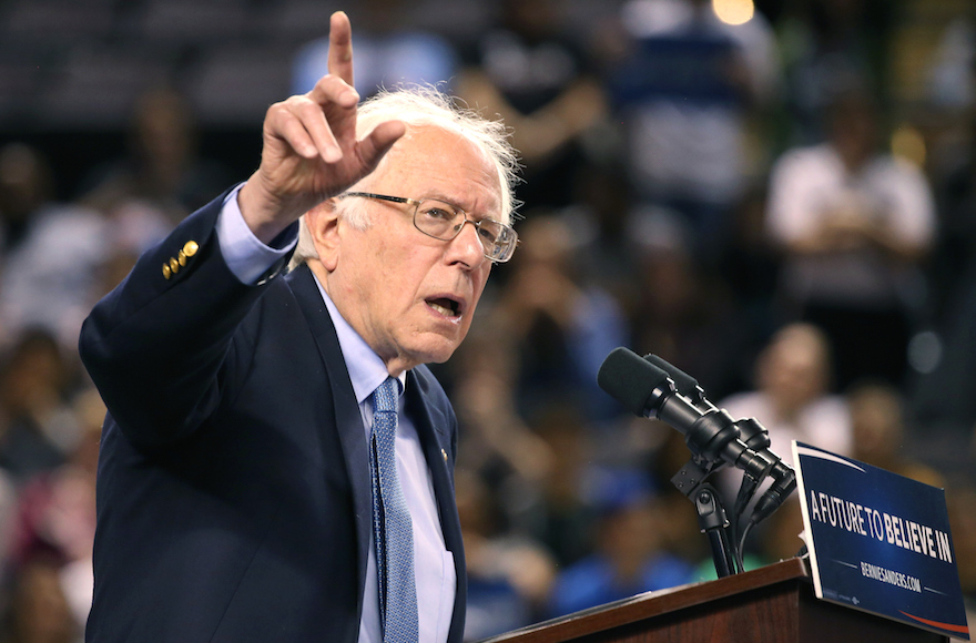 Democratic Candidate Bernie Sanders Campaigns In Baltimore Maryland