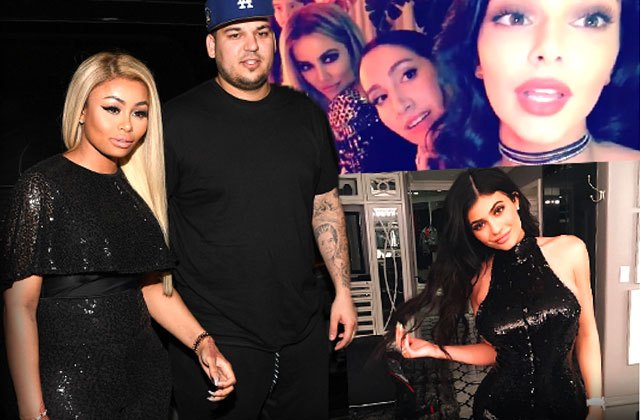 Rob Kardashian Blac Chyna Christmas Party Snub