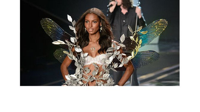 Jasmine Tookes models at the 2014 Victoria's Secret Fashion Show