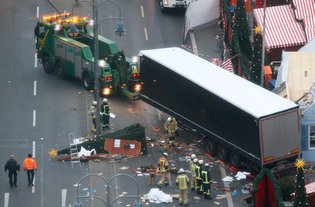 Fabrizio Bensch  Reuters
The scene of the attack the morning after