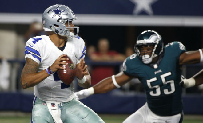 Who will be first TV twit to call for Tony Romo over Dak Prescott?