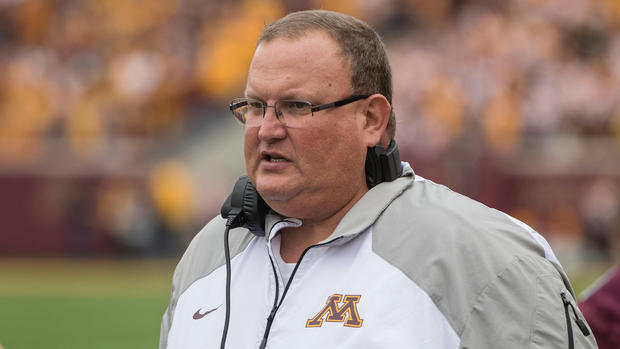 Minnesota Golden Gophers head coach Tracy Claeys. USA Today file