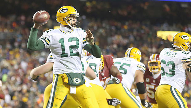 Packers quarterback Aaron Rodgers throws the ball against the Redskins on Nov. 20 in Landover Md. Geoff Burke  USA Today Sports