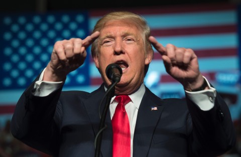 President-elect Donald Trump speaks in Hershey Pa. during his “thank you” tour