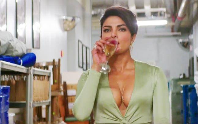 Priyanka Chopra in a still from the Baywatch trailer