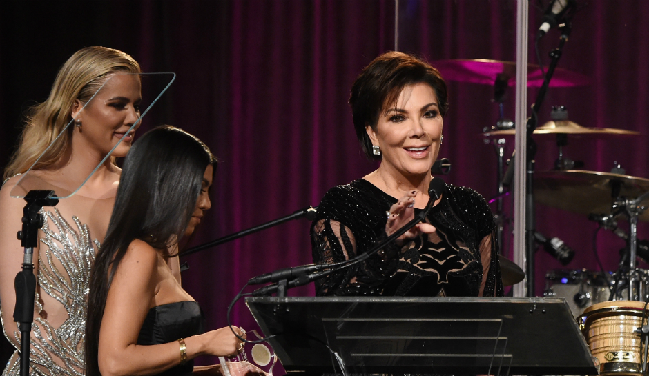 Kris Jenner onstage at the 2016 Angel Ball hosted by Gabrielle's Angel Foundation For Cancer Research on in New York City