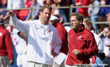 Lane Kiffin Nick Saban