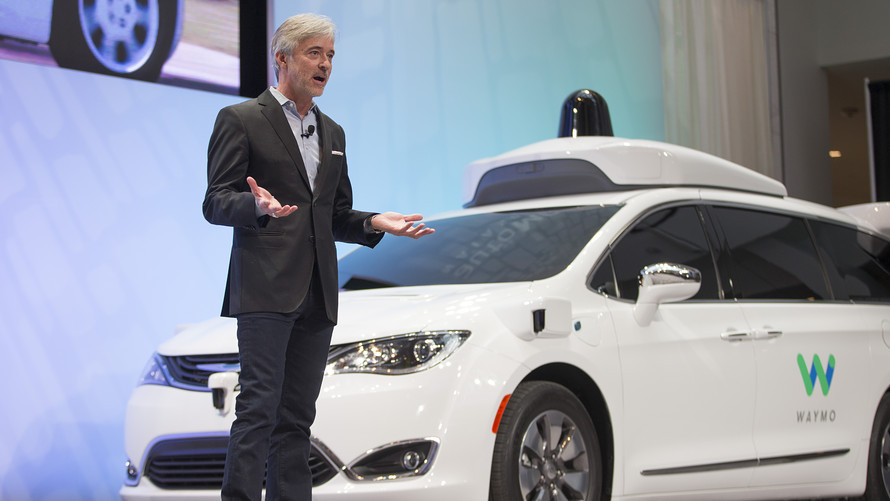 AFP  Getty Images              John Krafcik CEO of Waymo speaks Sunday at the 2017 North American International Auto Show in Detroit