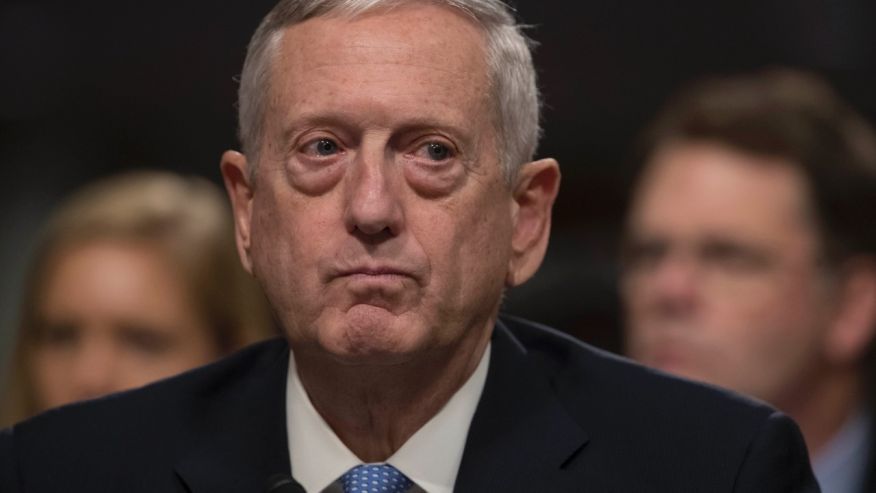 Defense Secretary-designate James Mattis is seen in Washington DC