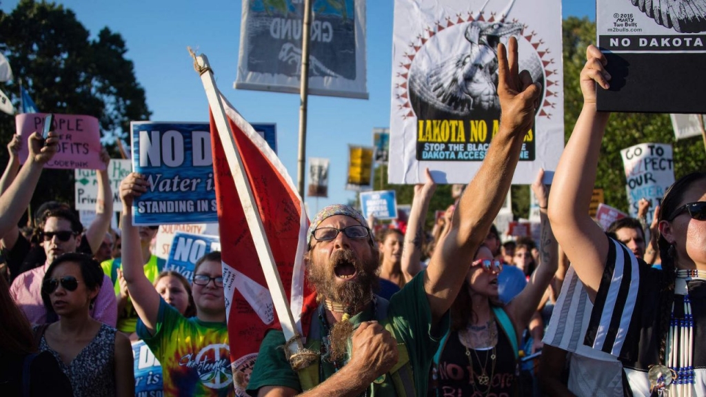 Standing Rock Sioux tribe to pipeline protestors Go home