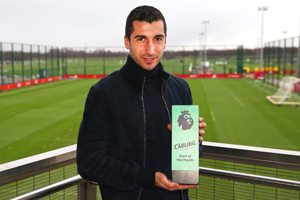 Henrikh Mkhitaryan dedicated his Goal of the Month award to Bradley Lowery