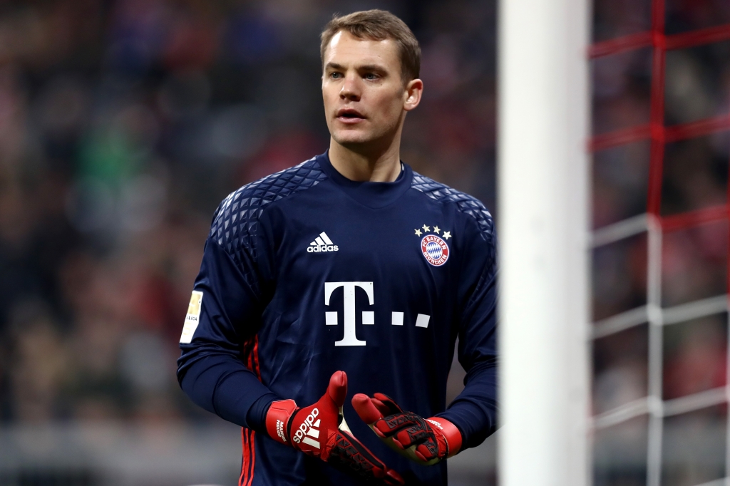 GK Manuel Neuer                        
              GK Manuel Neuer