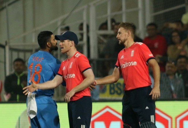 Virat Kohli India Eoin Morgan Joe Root England