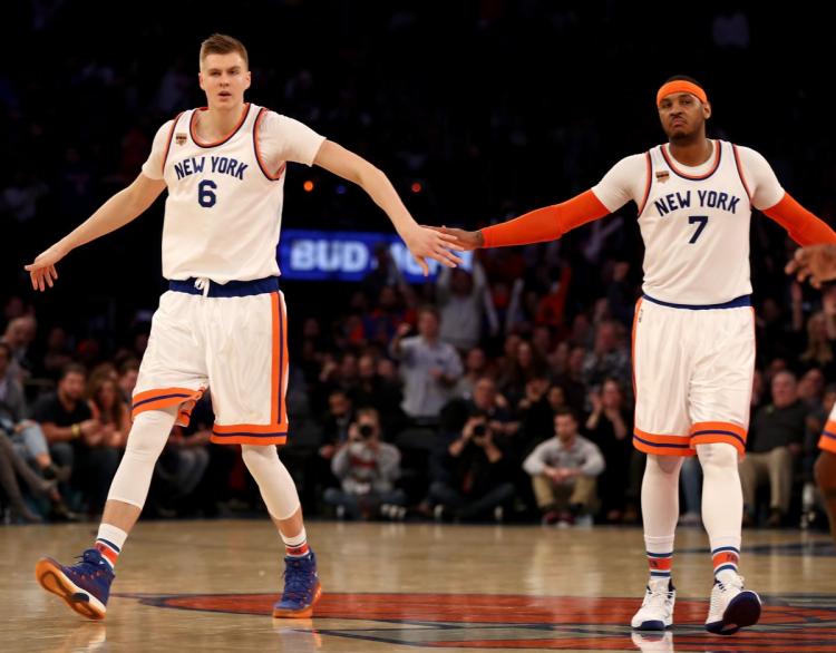 If Kristaps Porzingis and Carmelo Anthony want to have a long partnership they need to win games