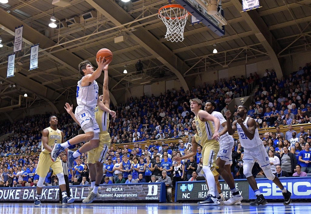 Before Coach K leaves, he wanted Grayson Allen back