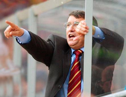 Pointed response Taylor in the dugout when managing Aston Villa