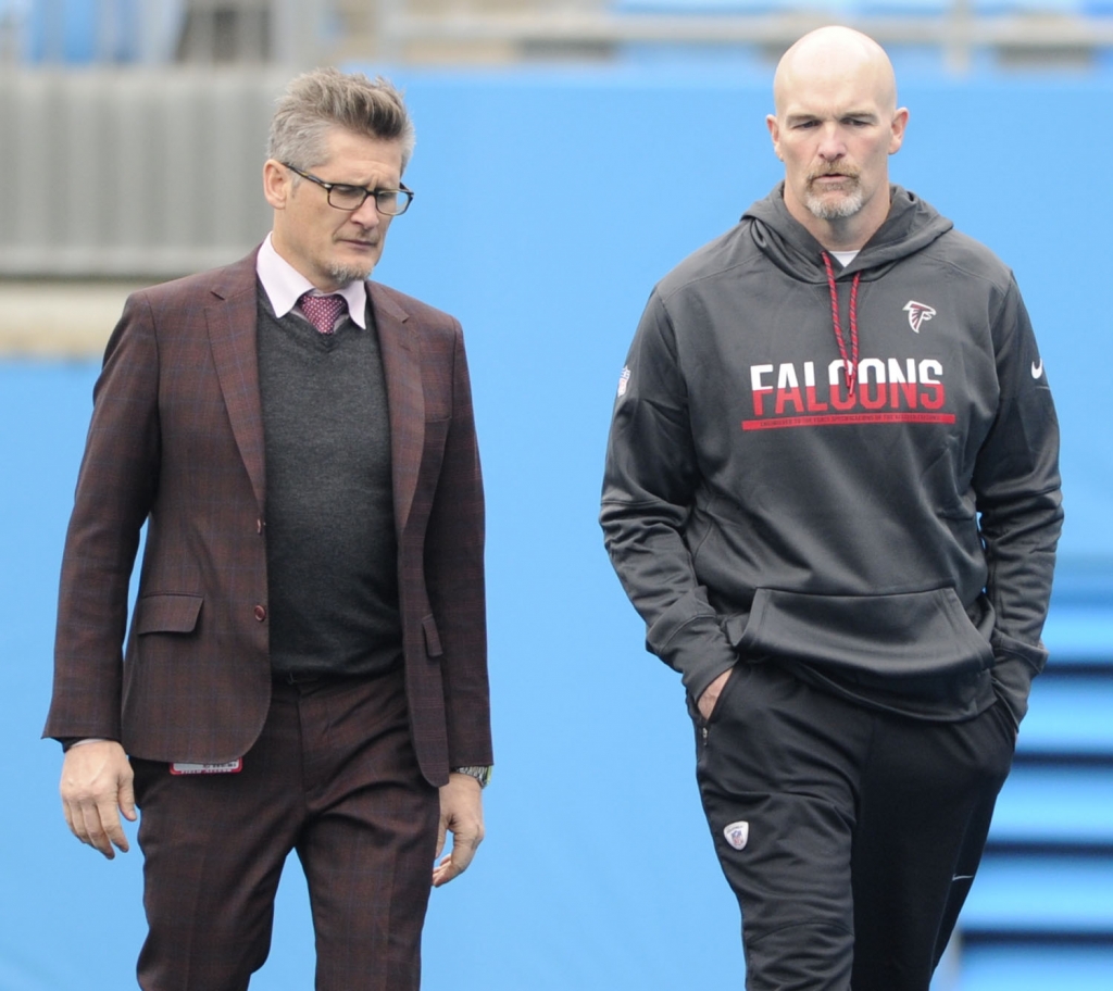 Thomas Dimitroff and Dan QuinnAP