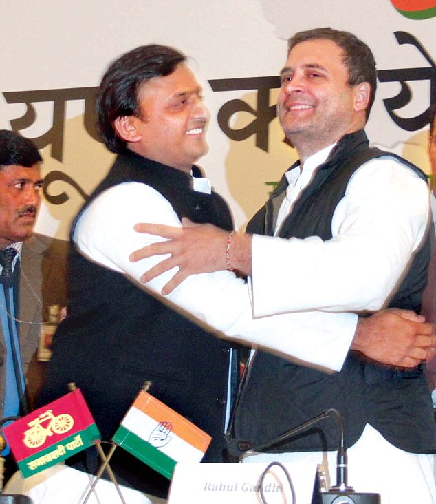 Uttar Pradesh Chief Minister Akhilesh Yadav and Congress Vice President Rahul Gandhi have joined forces in the poll-bound state