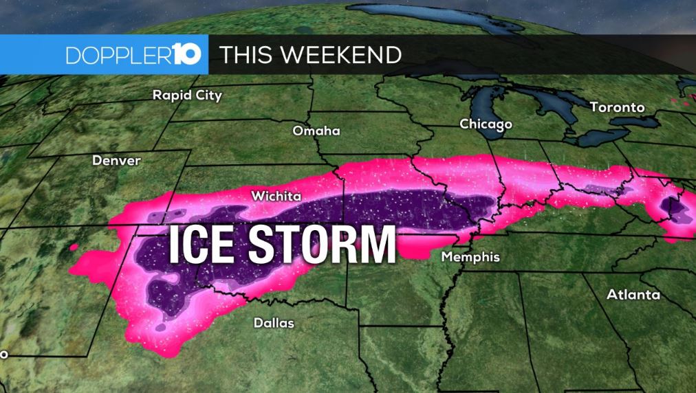 Weather Geek Report Ice storm expected this weekend