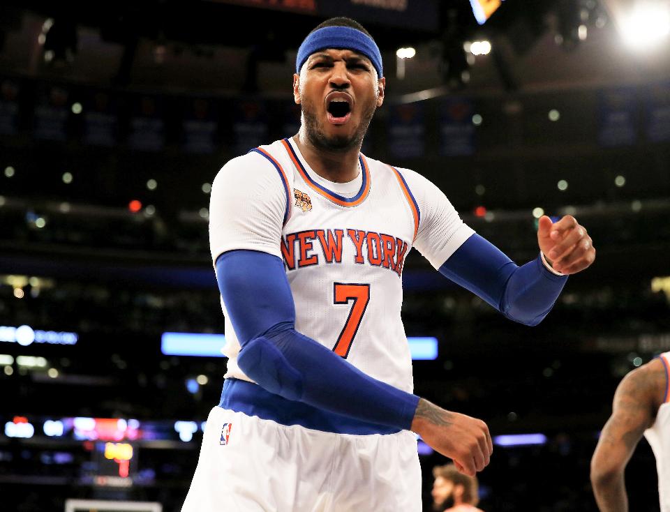 Will Carmelo Anthony be staying in New York