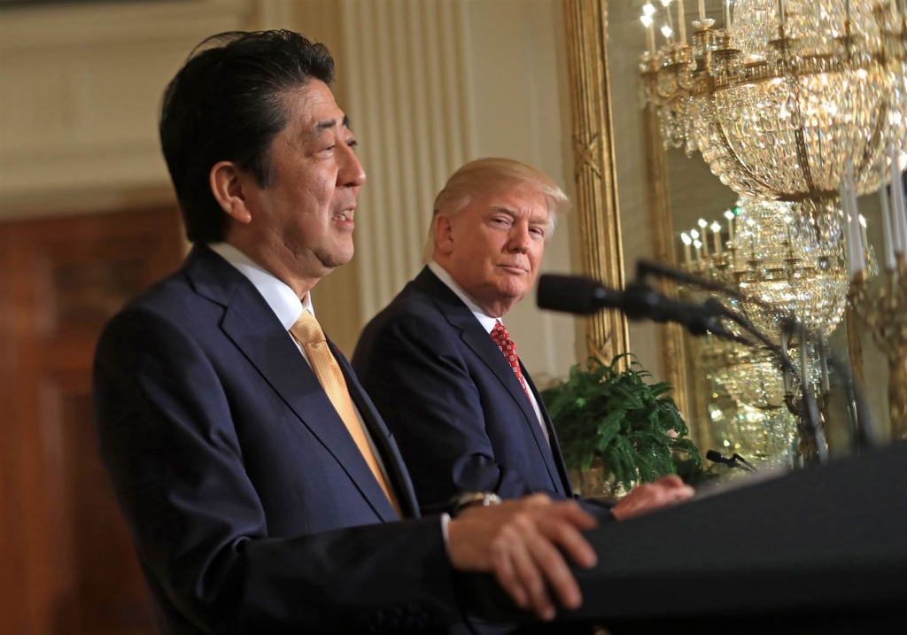 Image President Trump and Prime Minister Abe Hold Press Conference at White House