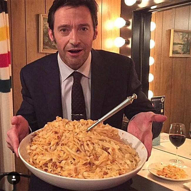 Hugh Jackman Pasta