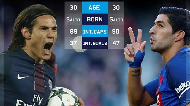 Cavani v Suarez ‘Same place different paths