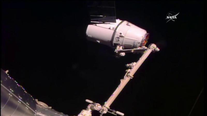 SpaceX Cargo Ship Arrives at International Space Station After GPS Problem