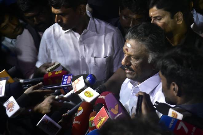 Fissures within the ruling AIADMK were wide open after caretaker Chief Minister Panneerselvam raised a banner of revolt against party leadership on Tuesday saying he was forced to resign from his post to pave way for elevation of Sasikala