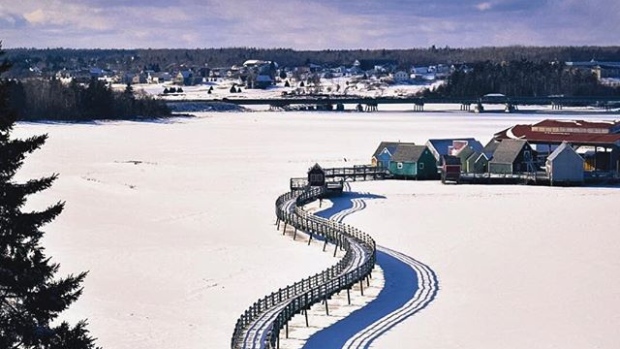 Tuesday will start out sunny across New Brunswick but the nice weather won't last with a mix of snow ice pellets and freezing rain expected overnight and into Wednesday. Thanks to Myles Ross for this great #mycbcnb view of Bouctouche over the weekend