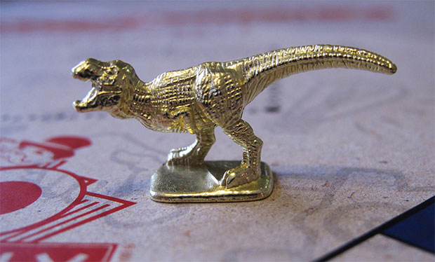 This new T-Rex will make Monopoly nerds forget about the thimble